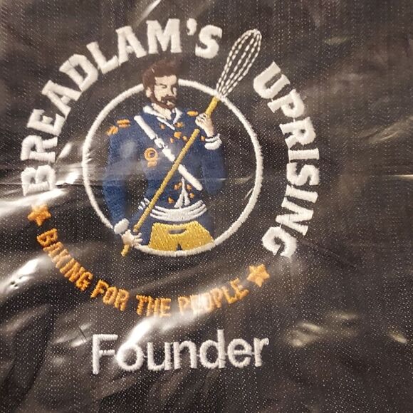 Denim Blue Jean Bib Apron with pockets plus FREE  cookbook - Picture 4 of 8